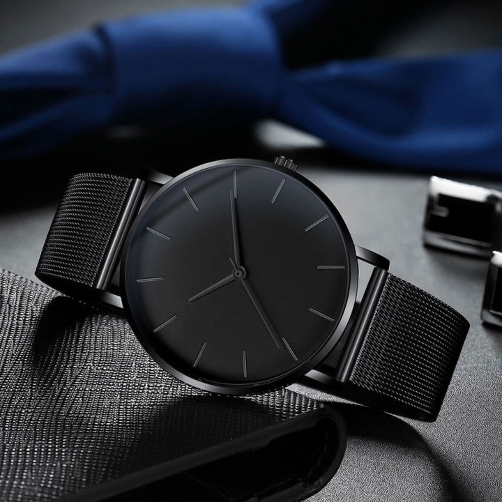 6023%202%20Pcs%20Men's%20Quartz%20Watch%20Set%20Round%20Dial%20Simple%20With%20Bracelet%20Watch%20Accessories%20-%20Image%206