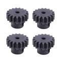 4X Upgrade Metal 17T Motor Gear Spare Parts Pinion Gear Parts for Wltoys A959 A979 A969 A949-24 Rc Car Replacement Parts. 