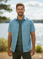 Oversize casual half shirt for men.