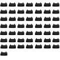 Bed Slat Plastic Holders Caps Fixings Centre Ends Middle 2 Pins Sides Replacement 55mm Black.