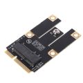 New M.2 NGFF Key A to Mini PCI-E Adapter PCI Express Wireless Wifi Card Adapter. 