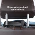 Baseus 2 in1 Car Headrest Hook with Phone Holder Back Seat Hook for Bag Handbag Fastener Backseat Organizer Multifunction Clip. 