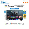Haier (H43K800UX) 43" Google Bezel Less 4K LED TV. 