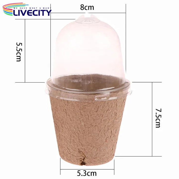 Planting%20Container%20Biodegradable%20Plant%20Nursery%20Pots%20with%20Humidity%20Dome%20Eco-friendly%20Starter%20Pots%20for%20Gardeners%20Garden%20Accessories%20-%20Image%204