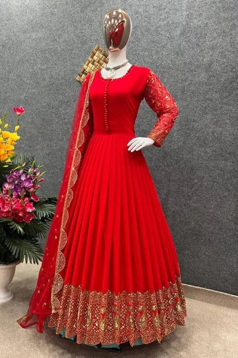 Readymade%20Georgette%20Embroidered%20Party%20Dress2%20-%20Image%202
