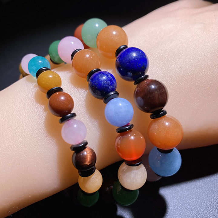 Jingyao%20Duobao%20Crystal%20Bracelet%208-12mm%20Couple%20Single%20Circle%20Bracelet%20Women's%20Men's%20Gifts%20Fashion%20Jewelry%20Jewelry%20-%20Image%203