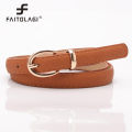 Thin Leather Female Belt Strap Black White Brown Women Belts Ladies Dress Belt Girls Pants Jean Waist Belt columns. 