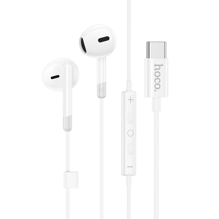 Hoco M109 Sunny Digital Wire Control Type C Earphones with Microphone for Samsung Xiaomi Huawei Pixel 3A XL | Pixel 4 | Pixel 4A