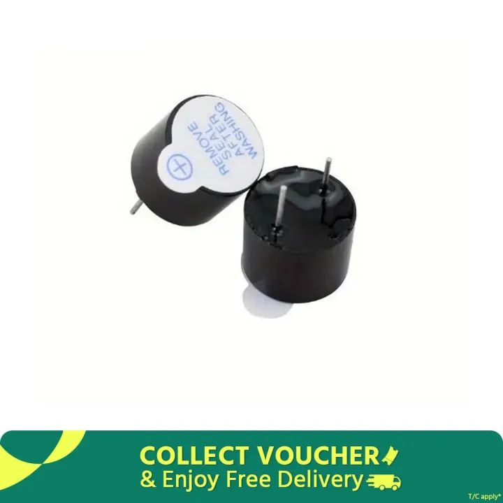 2pcs%205V%20Buzzer%20Alarm%20Sounder%20Speaker%20%E2%80%93%20Active%20Piezo%20Module%20for%20Arduino,%20Raspberry%20Pi%20&%20DIY%20Electronics%20-%20Image%202