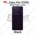 For Oppo A3s 16GB and 32GB Back Panel/ Backshell/ Casing + Camera Lens + Side Buttons With Logo-All Colors Available. 