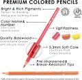 KALOUR Professional Colored Pencils,Set of 300 Colors,Artists Soft Core with Vibrant Color,Ideal for Drawing Sketching Shading,Coloring Pencils for Adults Artists Beginners. 