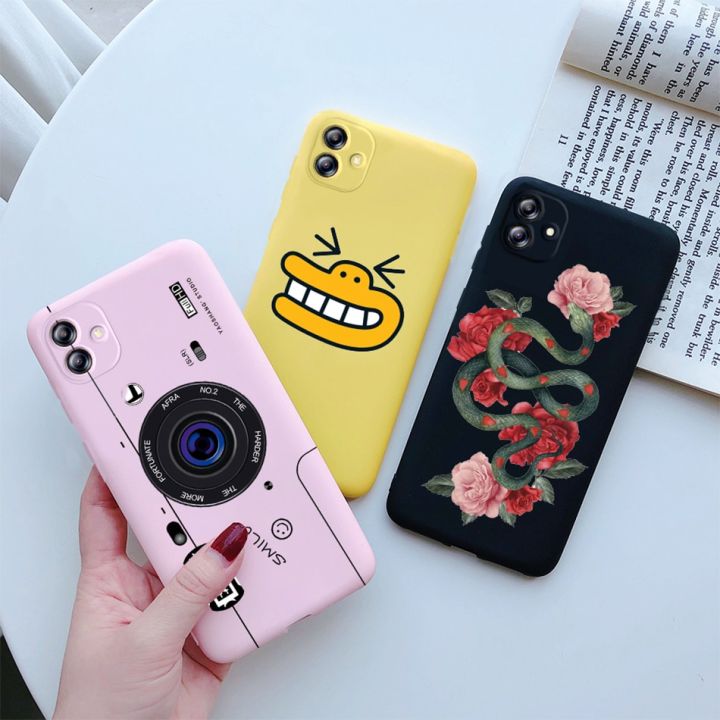 Phone%20Case%20For%20Samsung%20Galaxy%20A04%20A04e%20M04%20A0%204e%20M%2004%20Silicone%20Soft%20TPU%20Fashion%20Flower%20Girl%20Back%20Cover%20For%20Samsung%20A%2004%20e%20Fundas%20-%20Image%204