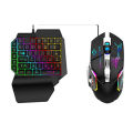 5 in 1 Bluetooth Gaming Keyboard Mouse Converter Combo for Smartphone, play your mobile games using the keyboard and the mouse Gaming Accessory Kit (Multicolor, For Android, iOS).