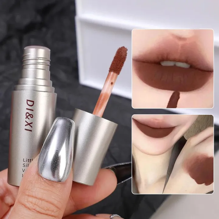 Dark%20Brown%20Matte%20Velvet%20Lip%20Gloss%20Waterproof%20Long%20Lasting%20Non-Stick%20Cups%20Red%20Lip%20Mud%20Lipsticks%20Lips%20Makeup%20Korea%20Cosmetics%20-%20Image%202