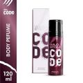 Wild Stone - Code Iridium No Gas Body Perfume For Men, Long Lasting Intense Fragrance - 120ml. 