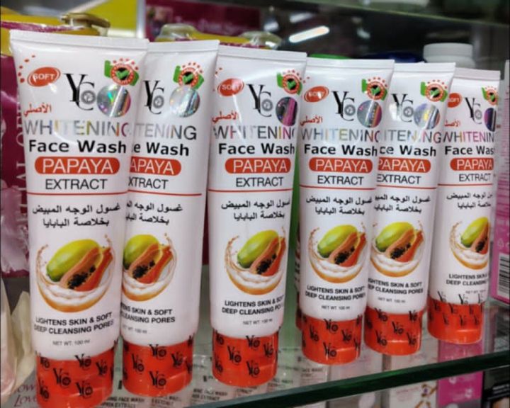 YC Papaya Extract Whitening Face Wash 100 Ml