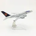 【Hengli jewelry story】scale airplane model Lufthansa A380 German Airbus Model Children Gift. 