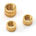 10-100pcs m1 M1.2 m1.4 M1.6 M2 M2.5 M3 M4 M5 M6 M8  M10 Brass insert nut Injection Molding Brass Knurled Thread Inserts Nuts. 