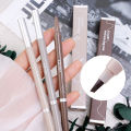 Waterproof Liquid Eyebrow Pencil Long Lasting Sweat-proof Black Brown Outline Lying Silkworm Eeyeliner Pen Eyes Makeup Cosmetic. 
