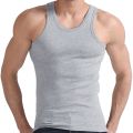 Summer Men Clothing TaTops Black White Grey Singlets Sleeveless Fitness Men Vest Bodybuilding Vest Summer Male Tops. 