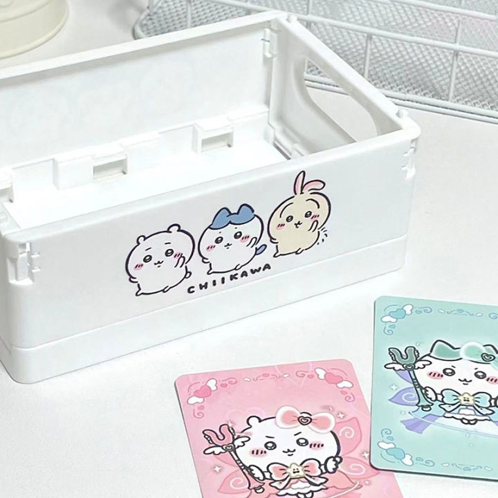 1PC%20Cartoon%20Girl%20Stationery%20Hair%20Clip%20Foldable%20Box%20Chikawa%20Hachiware%20Usagi%20Anime%20Kawaii%20Desktop%20Portable%20Storage%20Box%20Cosmetic%20-%20Image%204