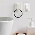 2Pcs Self Adhesive Hooks Home Improvement Decorative Shower Door for Hanging. 