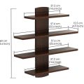 Wall Mount Display Rack | Office Decor Wall Rack| Wall Cabinet| Floating Wall Shelves for Home Decor, Living Room, Kitchen, Bedroom, Lifestyle Wall Shelf/Bookshelf/Display Rack 24x20".