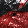 Mens Black Silver Sequins Tuxedo Blazers Stylish Shiny Shawl Lapel One Button Blazer Suit Jacket Men Disco Party Stage Costume. 