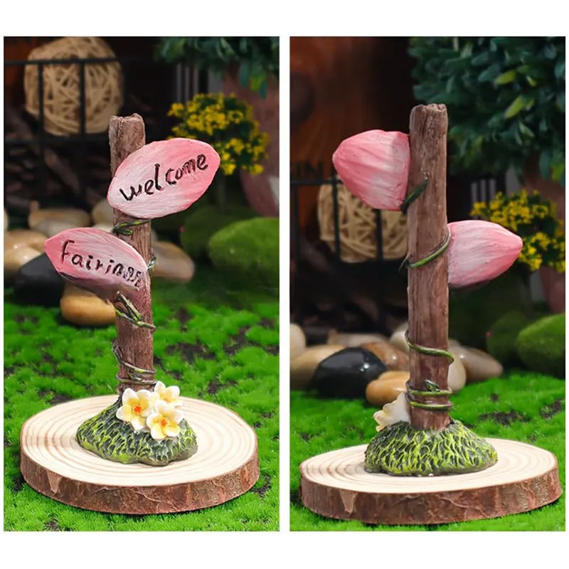 Miniature Fairy Garden Furniture Resin Craft Mini Chair Figurine