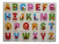 Wooden Puzzle Picture Board ABC Alphabet Vocabulary Wooden Jigsaw Puzzle. 