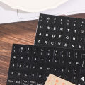 English 120 Keys Matte Standard Waterproof Keyboard Stickers Letter Alphabet Hudduo. 