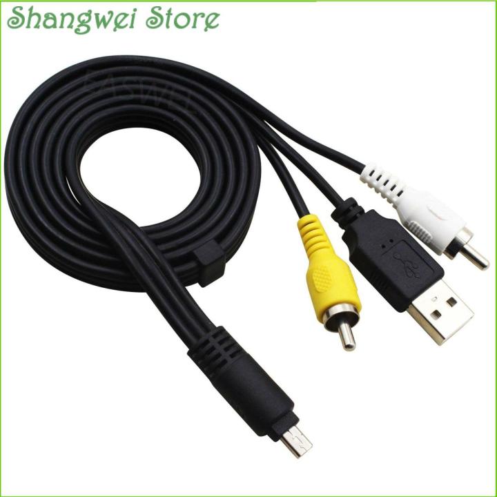 AV Audio VIDEO TV Cable USB Charger Cord For Nikon CoolPix S9100 S9300 Camera