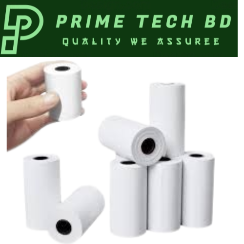 20-PCS 57mm x 30mm Thermal Paper Rolls - Ideal for POS, VAT, Food Panda, and Photo Printing in Mini Thermal/Photo Printer