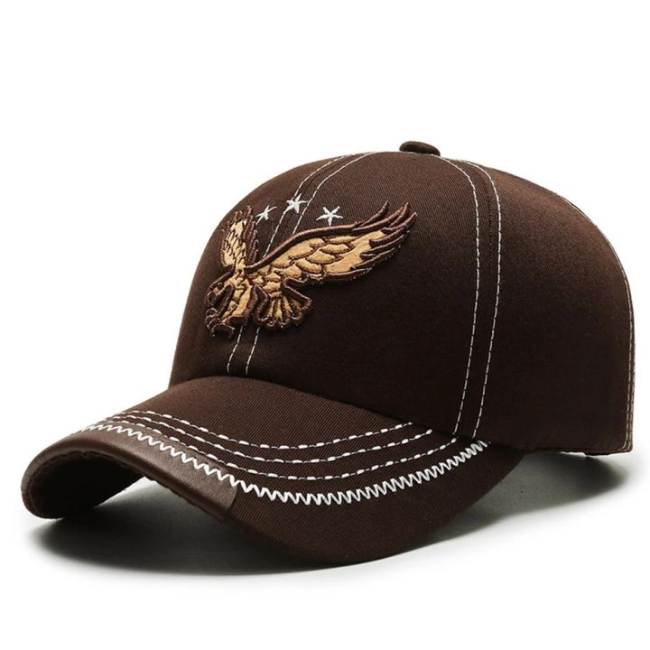 (NEW)Fashion Eagle Embroidered Men's Hat 2023 New Outdoor Golf Caps Women Men Sports Snapback Breathable Cotton Baseball Cap Sun Hats