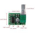 MINI 5V POWER AMPLIFIER BOARD SUPPORT USB POWER SUPPLY 3W+3W. 