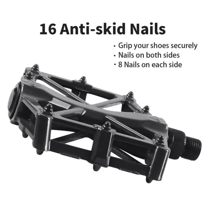 Bicycle%20Aluminum%20Alloy%20Pedals%20Flat-Platform%20For%20Cycling%20Mountain%20MTB%20BMX%20Bike%20Bicycle%20Bearing%209/16%20Inch%20Left%20&%20Right%20Black%20Bicycle%20Accessories%20-%20Image%203
