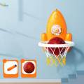 Toddler Basketball Hoop Set Cartoon Outdoor Indoor Game Foldable Basketball Hoop for Girls Gifts.