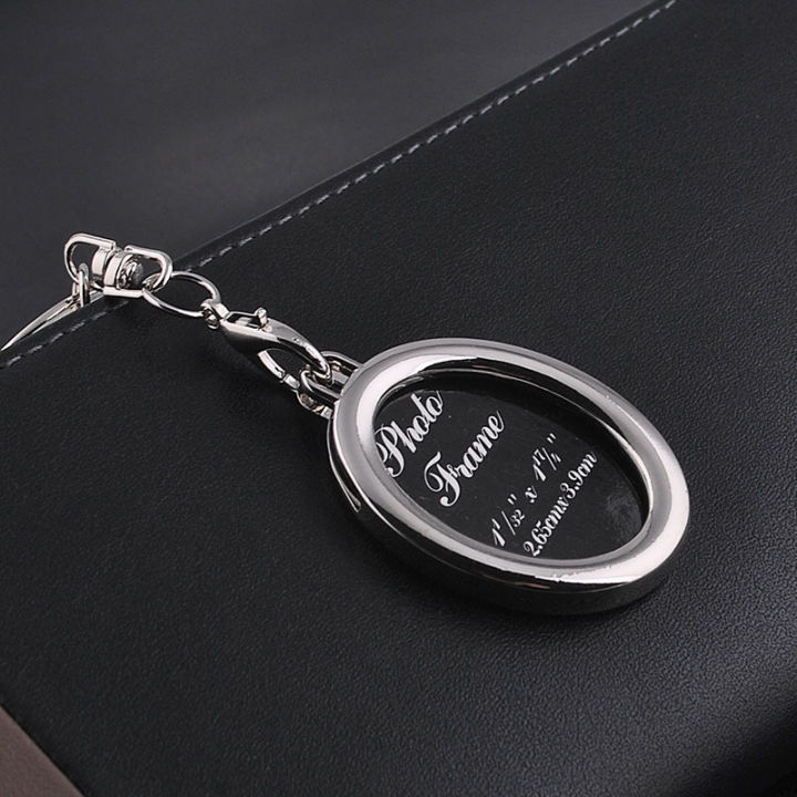Metal%20Photo%20Frame%20Key%20Ring%20Egg-Shaped%20-%20Image%203