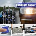 Car Headlight Polishing Agent Scratch Remover Repair Headlight Renewal Polish Liquid Headlight Restoration Kit Auto Accessories.
