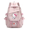 Sanrio Hello Kitty Kawaii Women Bagpack Teenagers Travel Backpack Girls Kids School Book Bags Mochila Escolar. 