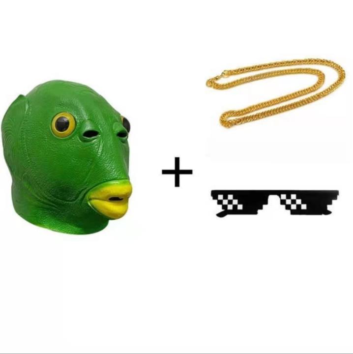 Tiktok%20Green%20Head%20Fish%20Head%20Mask%20Cute%20Funny%20Sand%20Carving%20Fish%20Head%20Strange%20Green%20Fish%20Man%20Net%20Red%20Full%20Face%20Artifact%20-%20Image%209