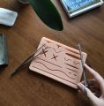Reusable Surgical Medical Practice Traumatic Simulation Wounds Training Teaching Model Suture Kit Pad Silicone Fake Skin Suture.
