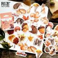 Cute cat Label Kawaii Diary Handmade Adhesive Paper Flake Japan Vintage box mini Sticker Scrapbooking Stationery. 