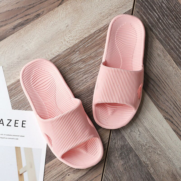 New%20Slippers%20Summer%20Floor%20Skid%20Proof%20Home%20Slippers%20Soft%20Indoor%20Couple%20Family%20Stripe%20Flat%20Bathroom%20Bath%20Sandal%20Slippers%20Women%20-%20Image%202