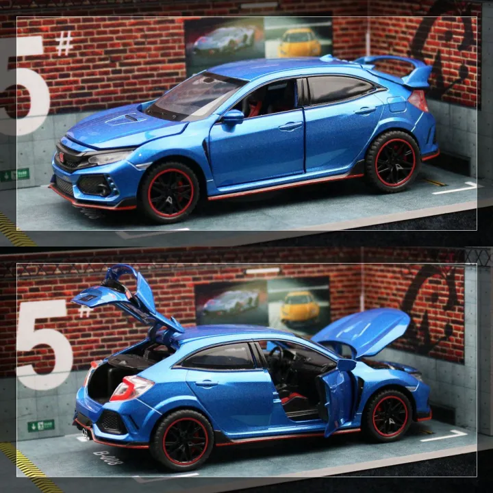 1/32%20Honda%20Civic%20Type%20R%20Toy%20Car%20For%20Children%20Diecast%20Miniature%20Model%20Pull%20Back%20Doors%20Openable%20Sound%20Light%20Collection%20Gift%20Boys%20MuXiaRe%20-%20Image%207