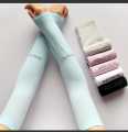 2 Pair Fingerless Gloves for women Sun protective Fingerless Hand Socks for women. 