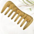 【The Edge of Beauty】New Wide Tooth Comb Natural Wood for Curly Hair. 