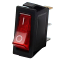 Boat Compatible Swtiches for Electric Fireplaces 5Pcs Lighted Rocker Switches Red On/Off 3 Pin 2 Position Mini Rocker Switches. 