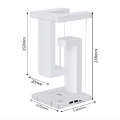 Anti-gravity Led Desk Lamp with Wireless Charger Eyes Protection Touch Dimmable Led Light Student Reading Table Lamp.
