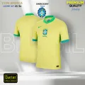 Premium Quality Brazil home kit half sleeve jersey For Men-Brazil 2024 Copa America Home & Away.